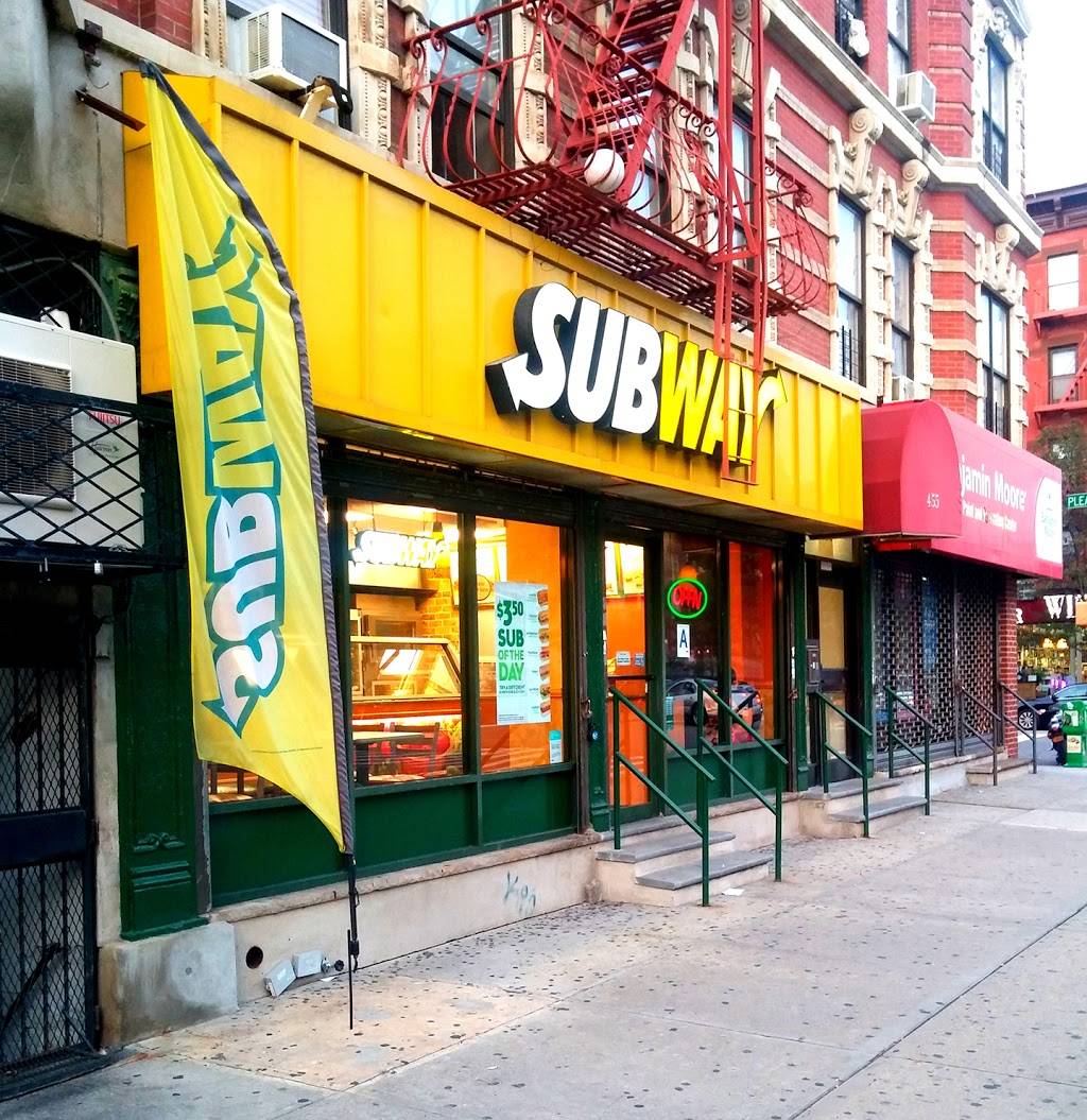 Subway Restaurants | restaurant | 455 E 116th St, New York, NY 10029, USA | 2123607576 OR +1 212-360-7576