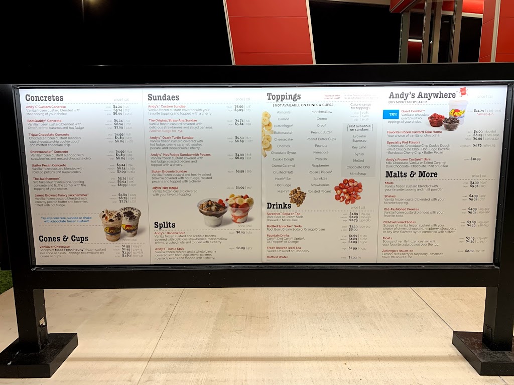 Andys Frozen Custard | restaurant | 1710 W Parmer Ln, Austin, TX 78727, USA | 5122435181 OR +1 512-243-5181