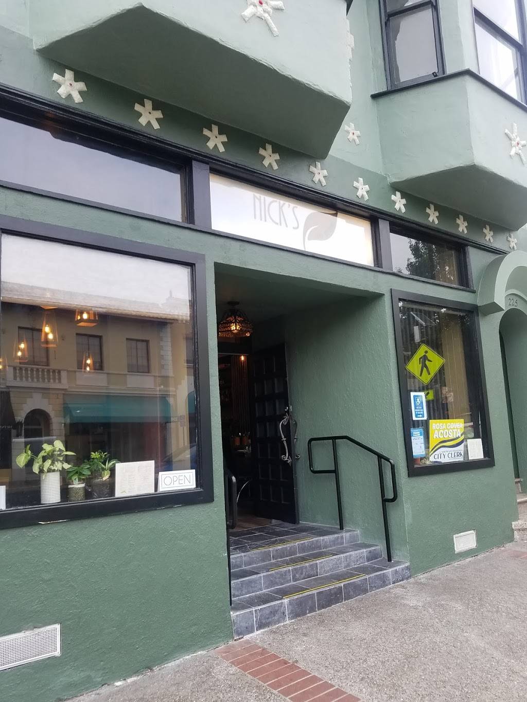 Nicks on grand | restaurant | 223 Grand Ave, South San Francisco, CA 94080, USA | 6509898452 OR +1 650-989-8452