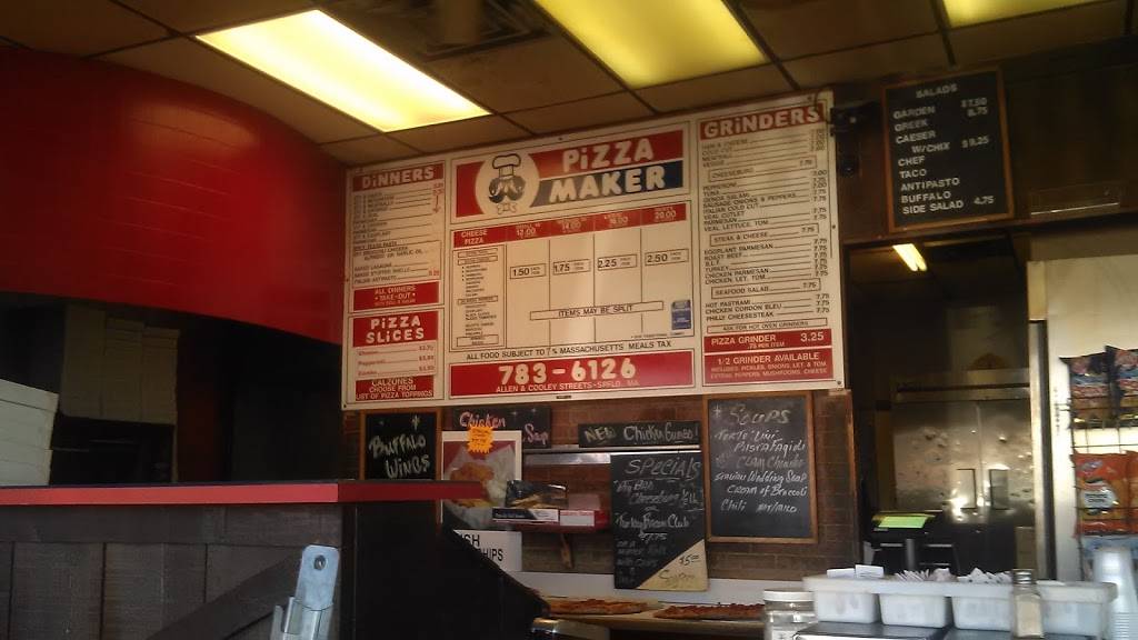 Pizza Makers | restaurant | 1820, 1826 Allen St, Springfield, MA 01118, USA | 4137836126 OR +1 413-783-6126
