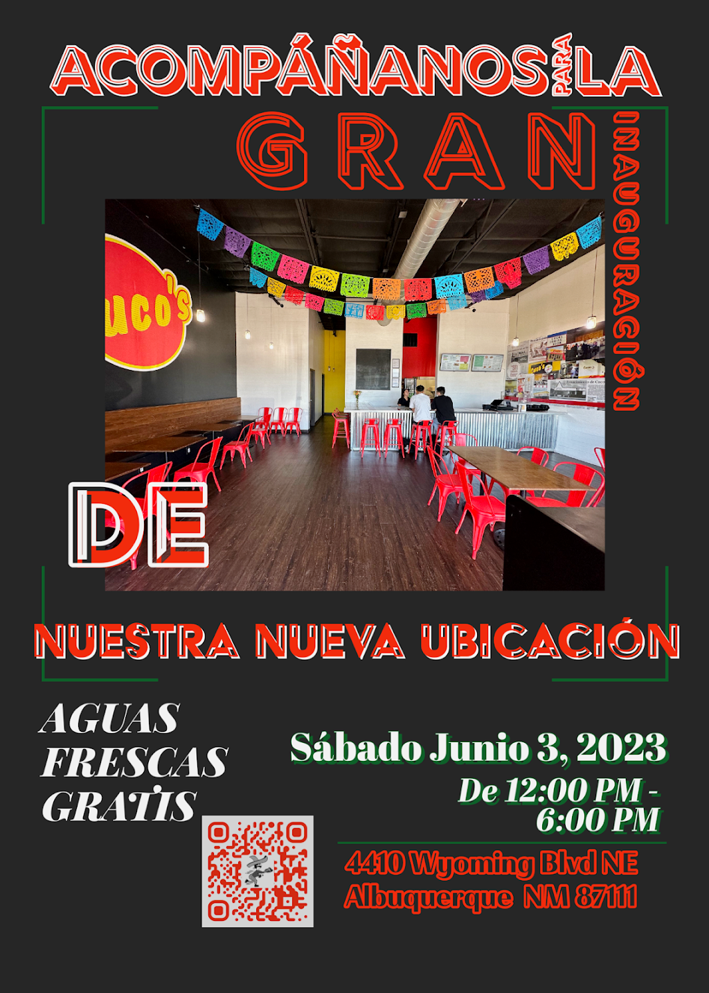 Cucos Kitchen | restaurant | 4410 Wyoming Blvd NE, Albuquerque, NM 87111, USA | 5059165299 OR +1 505-916-5299