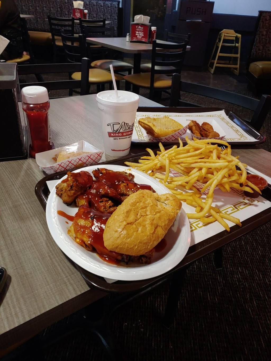 T. Allens King Gyros | restaurant | 501 N Dixie Way, Roseland, IN 46637, USA | 5742720608 OR +1 574-272-0608