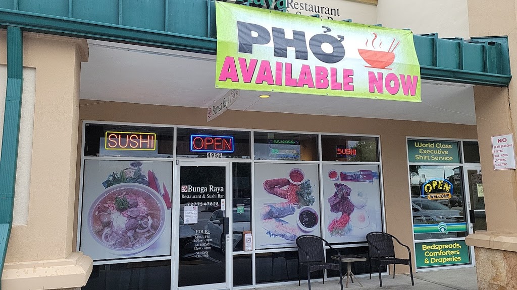 Pho Bunga Raya | restaurant | 4952 Ridgemoor Blvd, Palm Harbor, FL 34685, USA | 7277547828 OR +1 727-754-7828