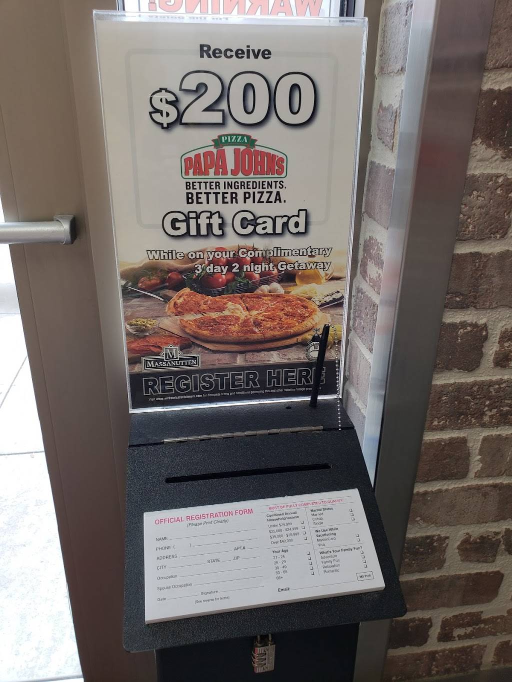 Papa Johns Pizza | restaurant | 22610 Newcut Rd Ste E 1A, Clarksburg, MD 20871, USA | 3012533366 OR +1 301-253-3366