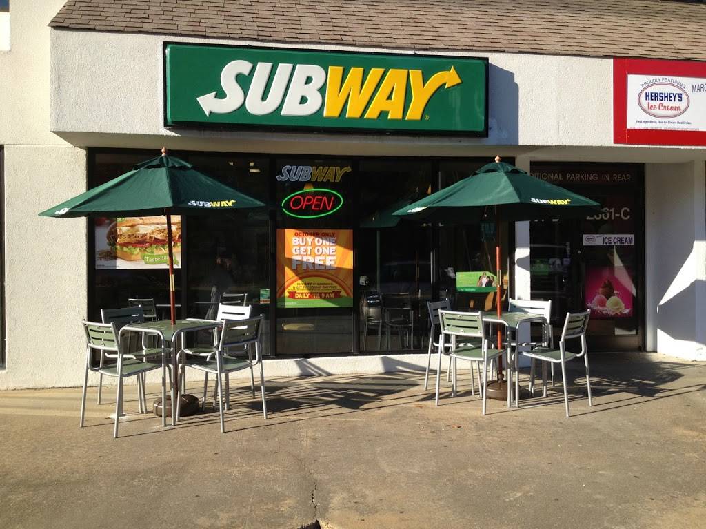 Subway | restaurant | Brentwood Shopping Center, 2861 Ward Blvd, Wilson, NC 27893, USA | 2522910366 OR +1 252-291-0366