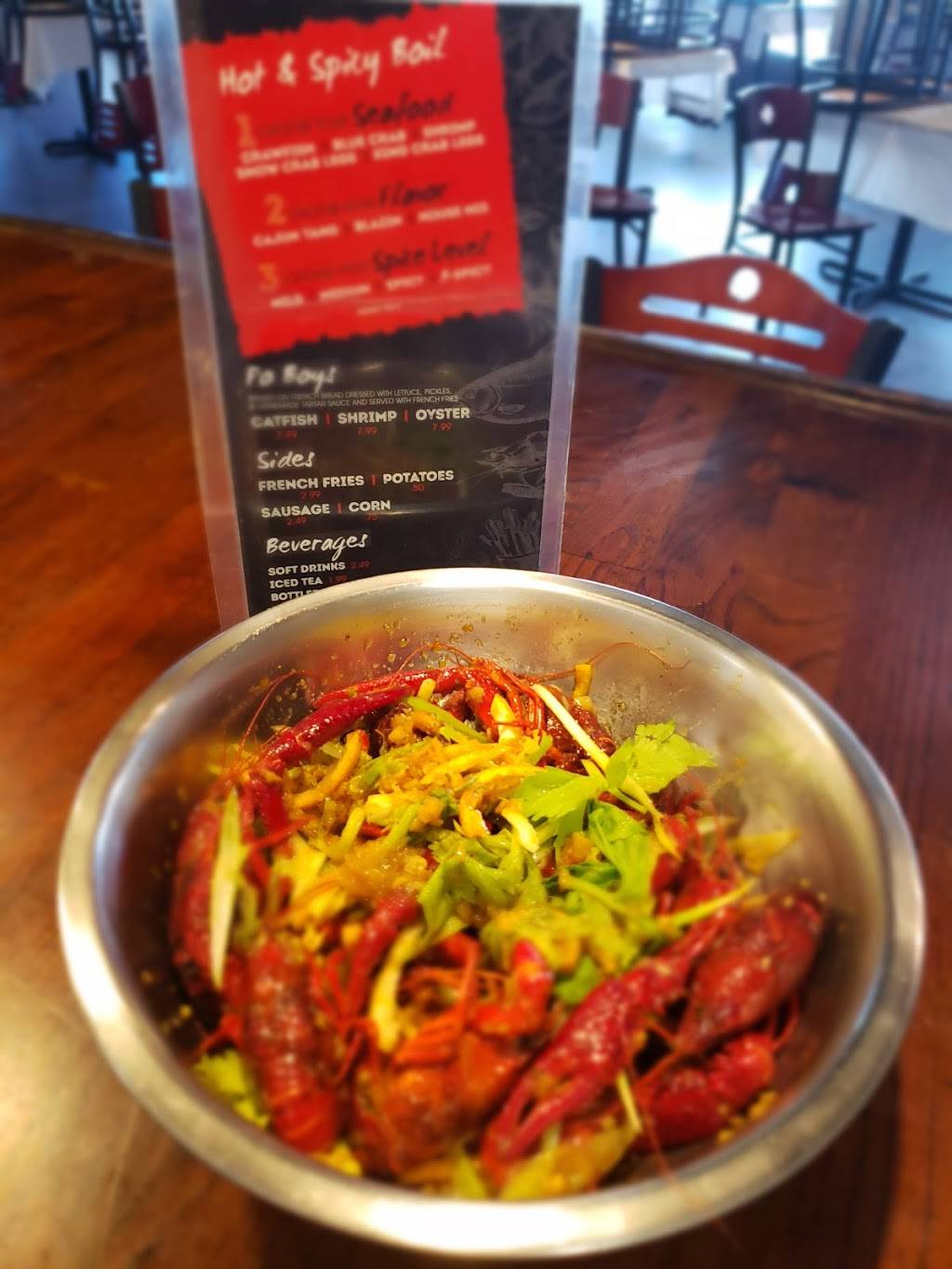 Blazin Cajun Crawfish | restaurant | 159 Sharpstown Center #1000, Houston, TX 77036, USA | 7136363873 OR +1 713-636-3873