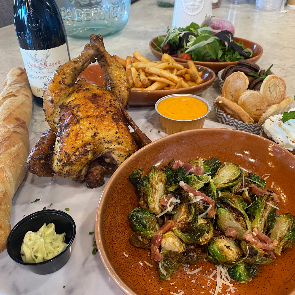French Rotisserie Café | restaurant | 44489 Town Center Way Ste G, Palm Desert, CA 92260, USA | 7608487684 OR +1 760-848-7684