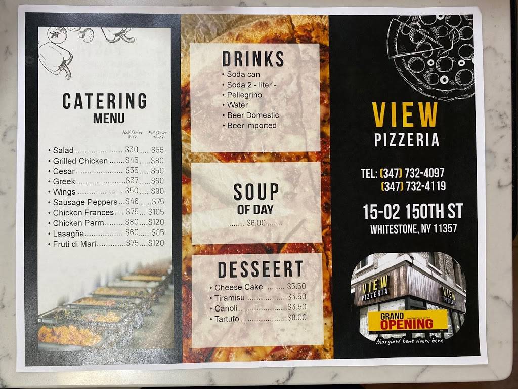 View Pizzeria | restaurant | 1502 150th St, Queens, NY 11357, USA | 3477324097 OR +1 347-732-4097