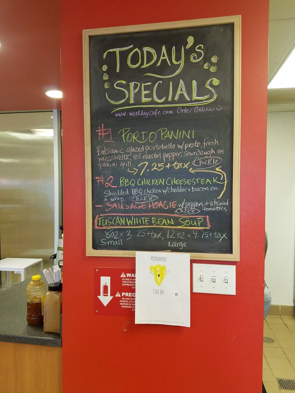 The Weekday Café - Witmer | cafe | 100 Witmer Rd #150, Horsham, PA 19044, USA | 2673876498 OR +1 267-387-6498