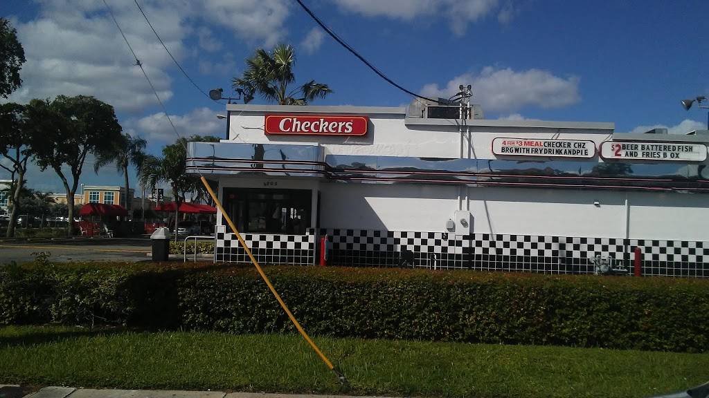 Checkers | restaurant | 6800 W 12th Ave, Hialeah, FL 33014, USA | 3058250468 OR +1 305-825-0468