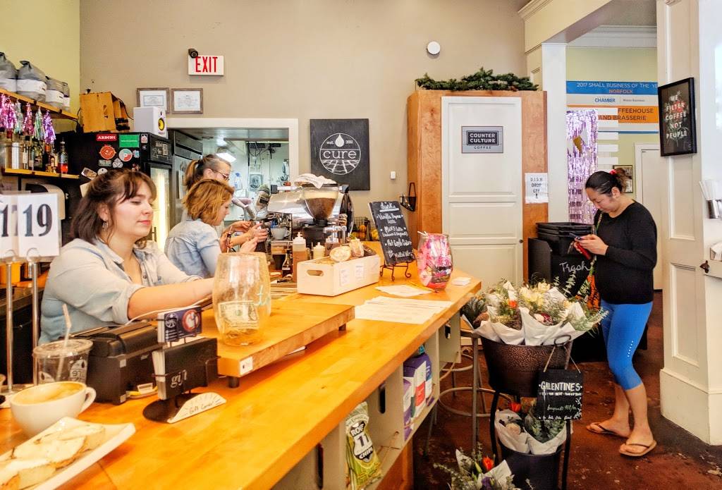 Cure Coffeehouse | cafe | 503 Botetourt St, Norfolk, VA 23510, USA | 7573210044 OR +1 757-321-0044