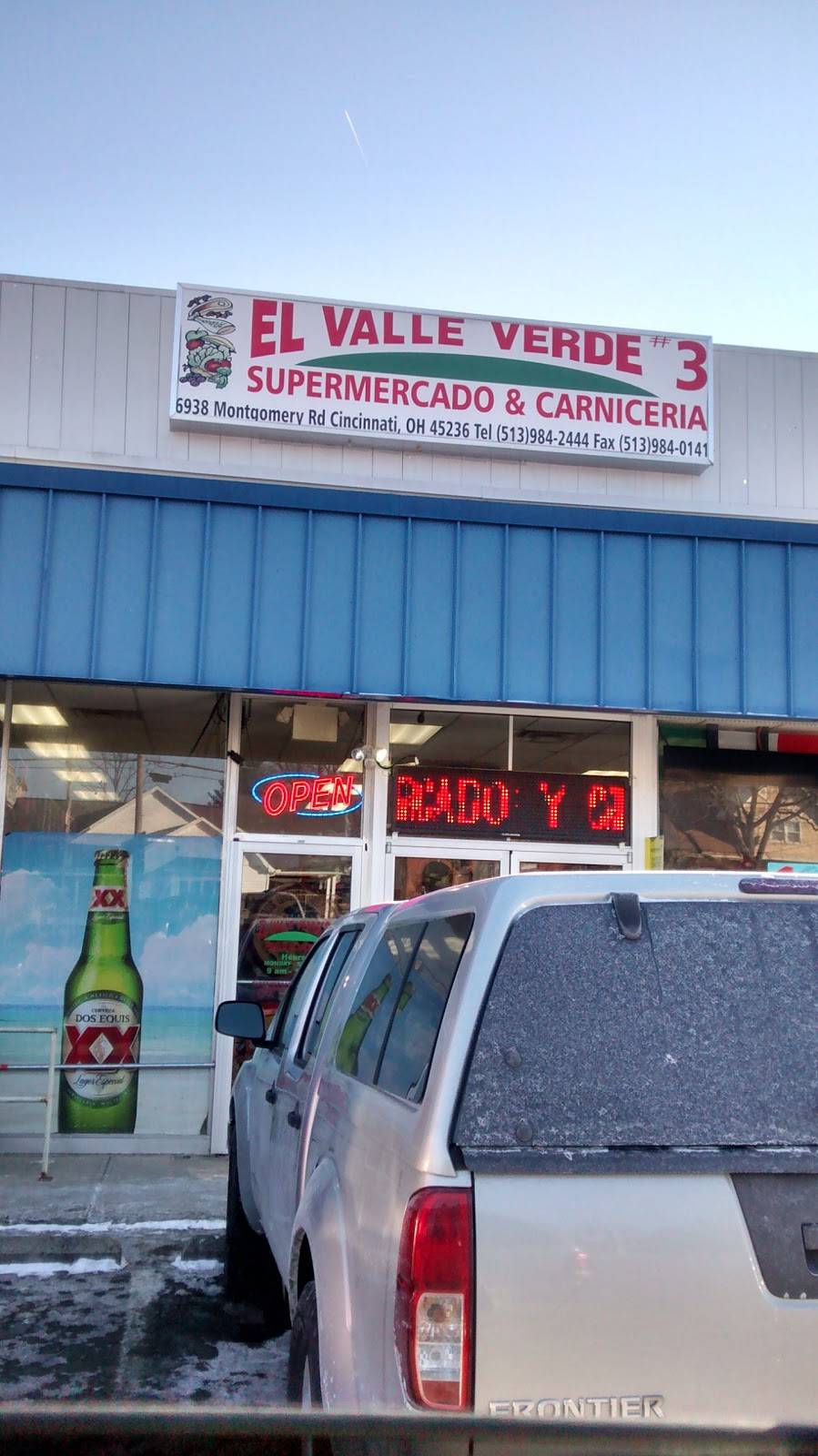 El Valle Verde #3 | restaurant | 6940 Montgomery Rd, Silverton, OH 45236, USA | 5139842444 OR +1 513-984-2444