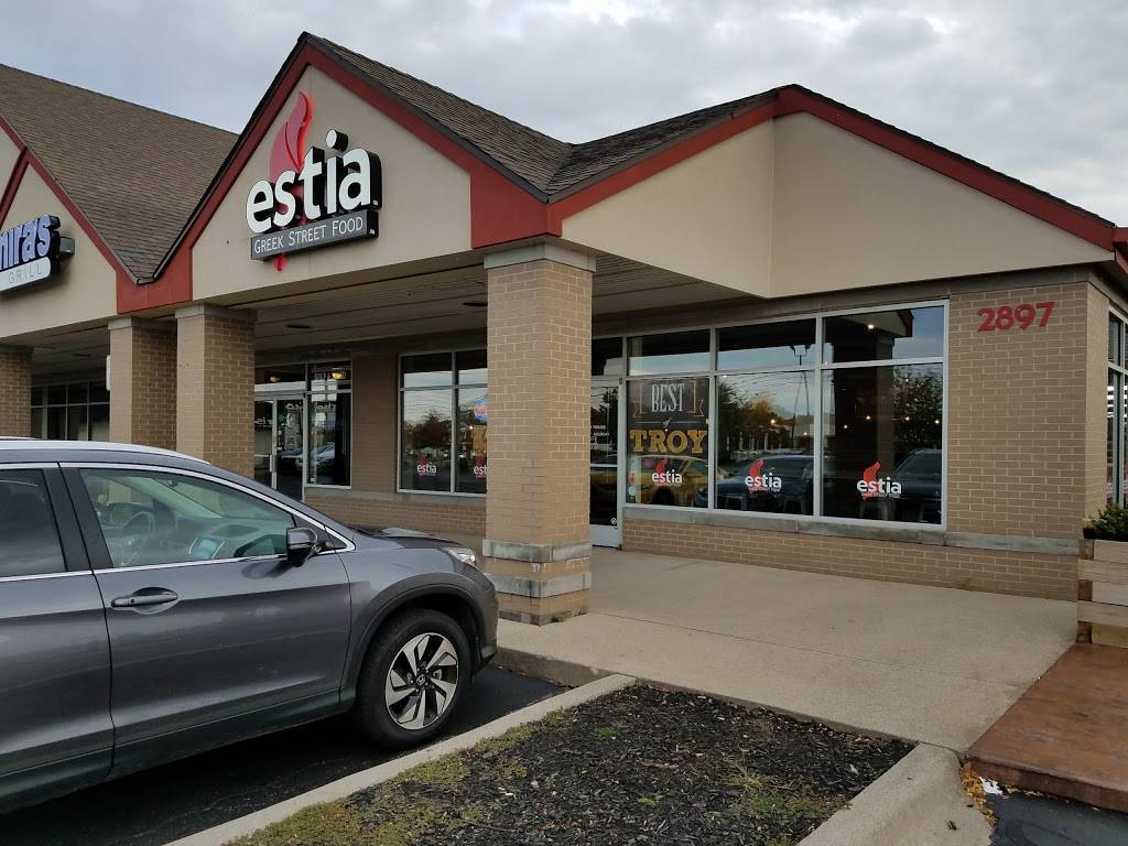 Estia Greek Street Food | restaurant | 2897 W Maple Rd, Troy, MI 48084, USA | 2485372050 OR +1 248-537-2050