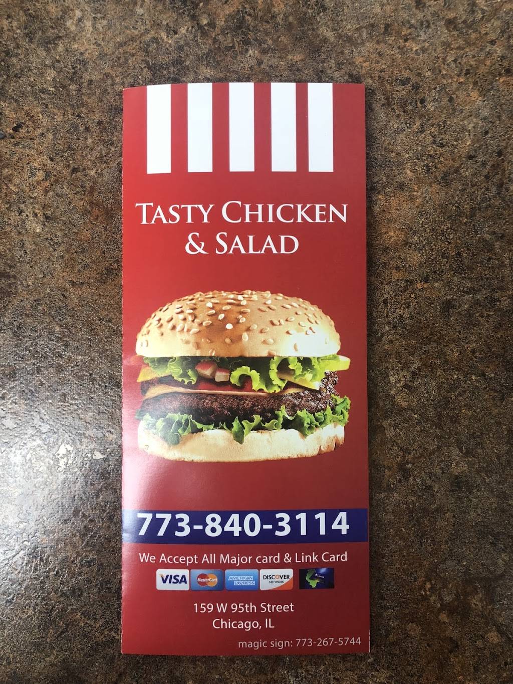 Tasty Chicken & Salad | restaurant | 159 W 95th St, Chicago, IL 60628, USA | 7738403114 OR +1 773-840-3114