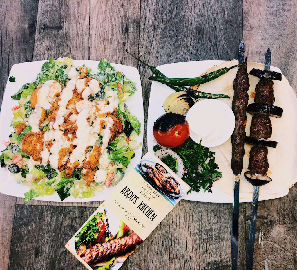 Abdos Kitchen | restaurant | 377 Schaefer Rd, Detroit, MI 48217, USA | 3132901543 OR +1 313-290-1543