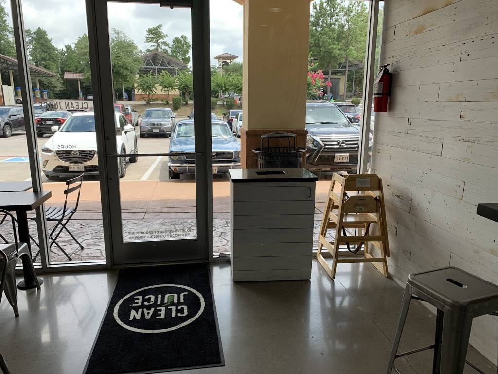 Clean Juice | restaurant | 6777 Woodlands Pkwy Suite 320, The Woodlands, TX 77382, USA | 2817713929 OR +1 281-771-3929