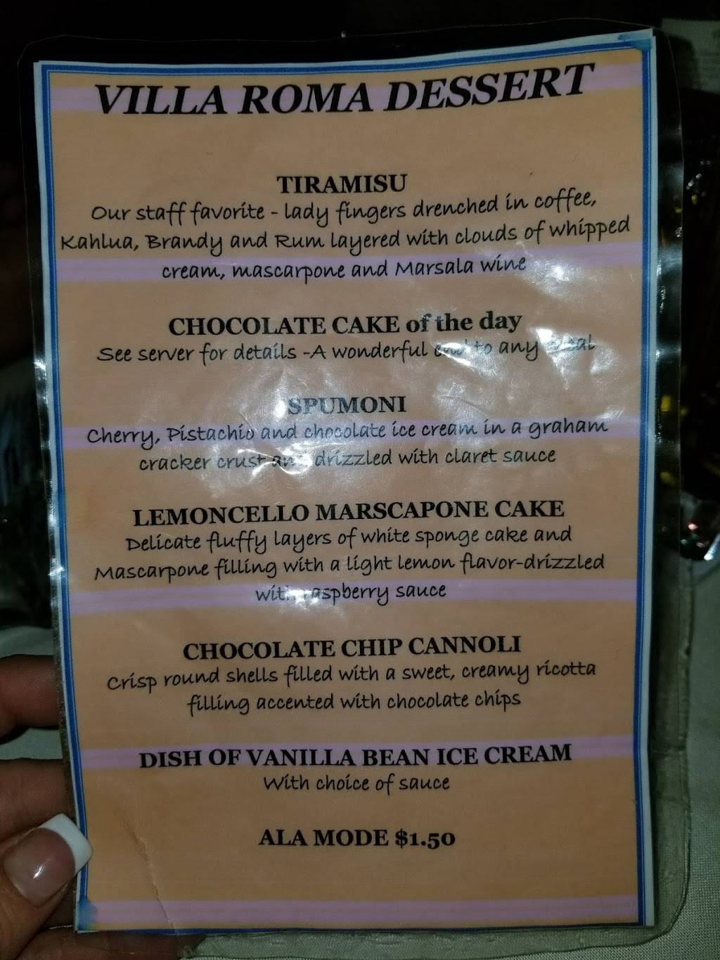 Villa Roma | restaurant | 278 MA-28, West Harwich, MA 02671, USA | 5084326868 OR +1 508-432-6868