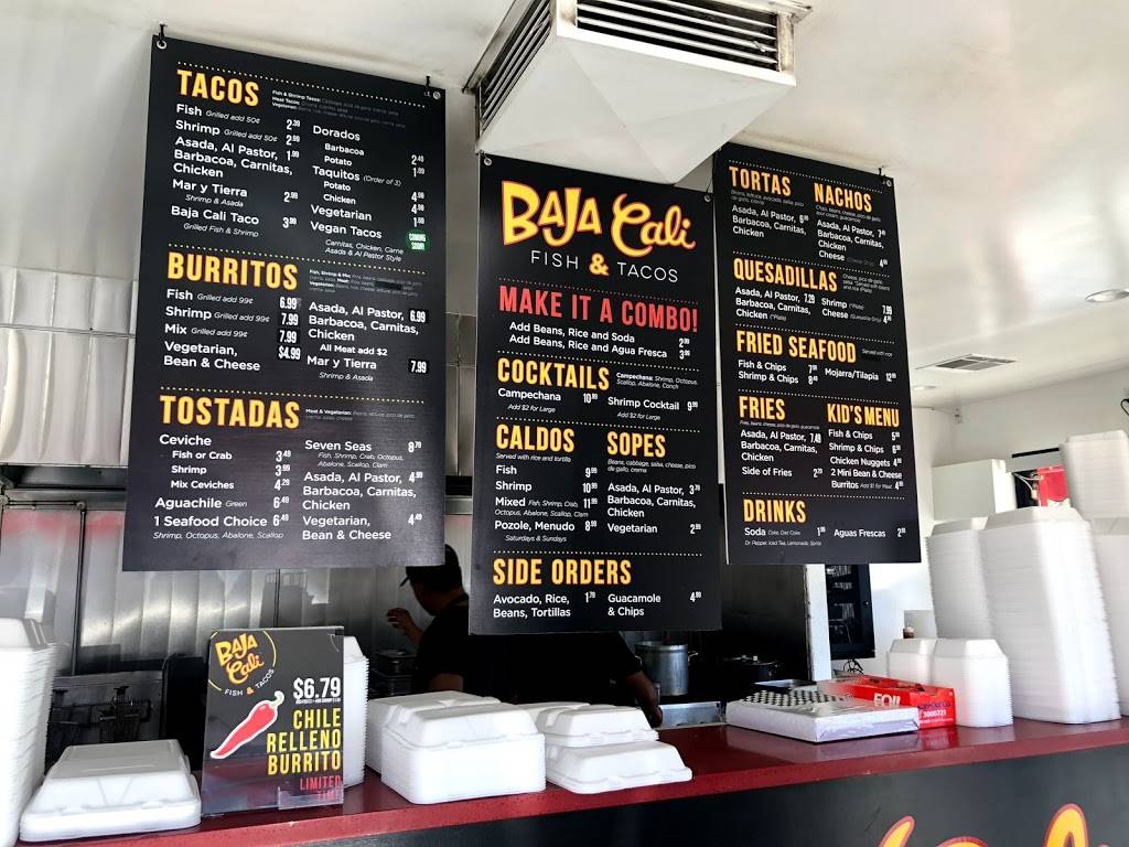 Baja Cali Fish & Tacos | restaurant | 2487 E Washington Blvd, Pasadena, CA 91104, USA | 6267147001 OR +1 626-714-7001