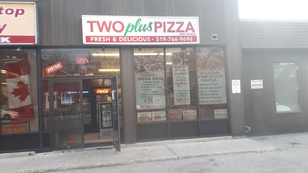 Two Plus Pizza | restaurant | 208 Yorkshire St N, Guelph, ON N1H 5C1, Canada | 5197669696 OR +1 519-766-9696