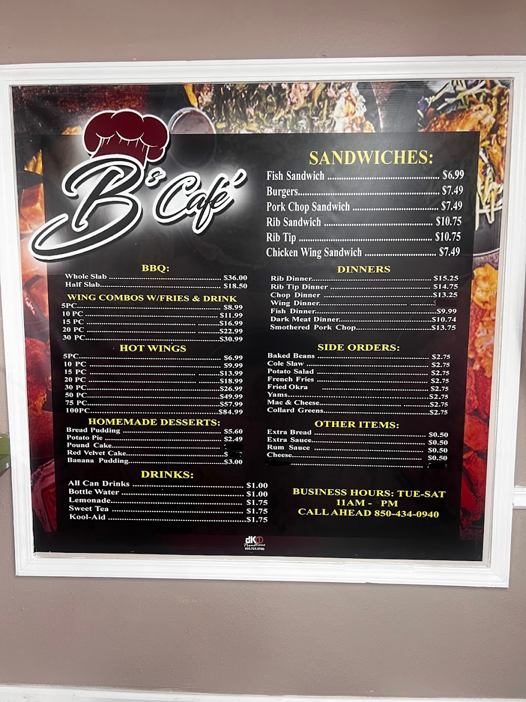 Bs Cafe Soul Food | restaurant | 2301 N Pace Blvd, Pensacola, FL 32505, USA | 8504340940 OR +1 850-434-0940