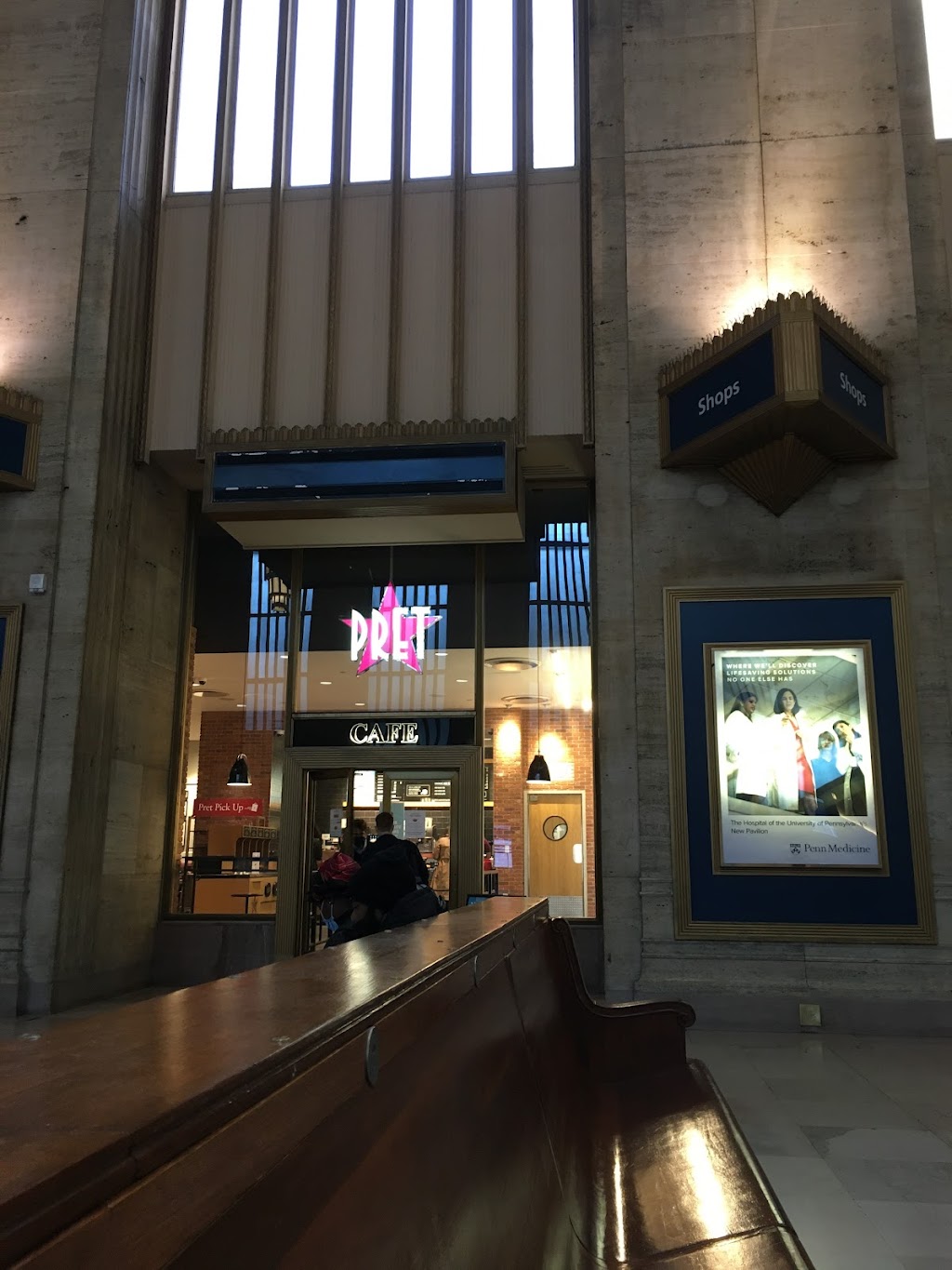 Pret a Manger | cafe | 2955 Market St, Philadelphia, PA 19104, USA | 2152221474 OR +1 215-222-1474