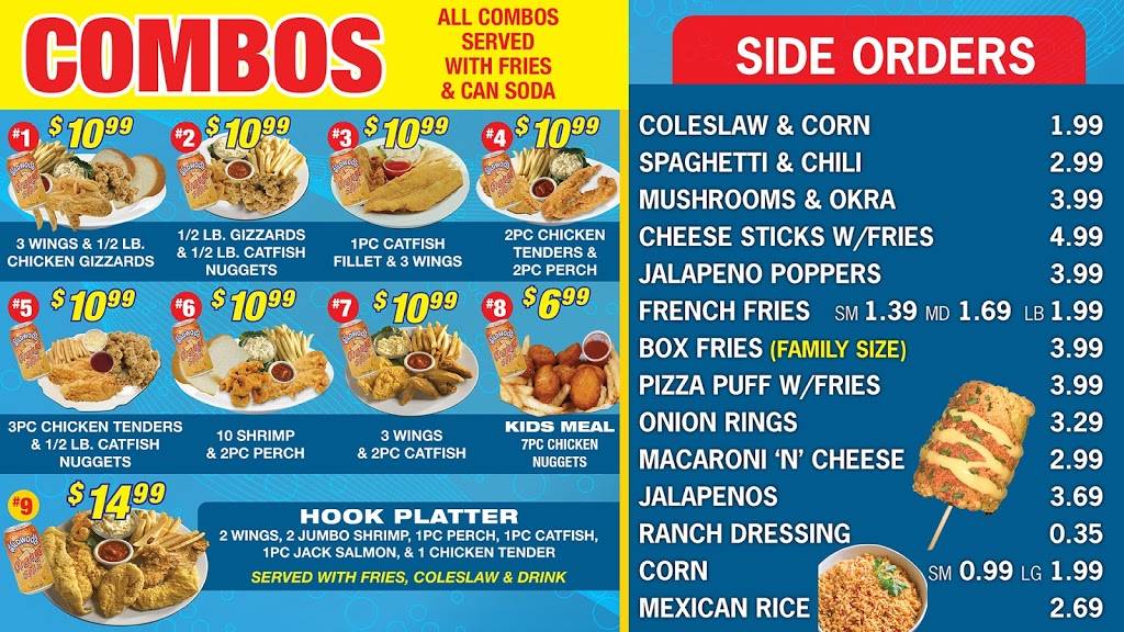 Hook Fish & Chicken- W Appleton | restaurant | 8334 W Appleton Ave, Milwaukee, WI 53218, USA | 4146161144 OR +1 414-616-1144