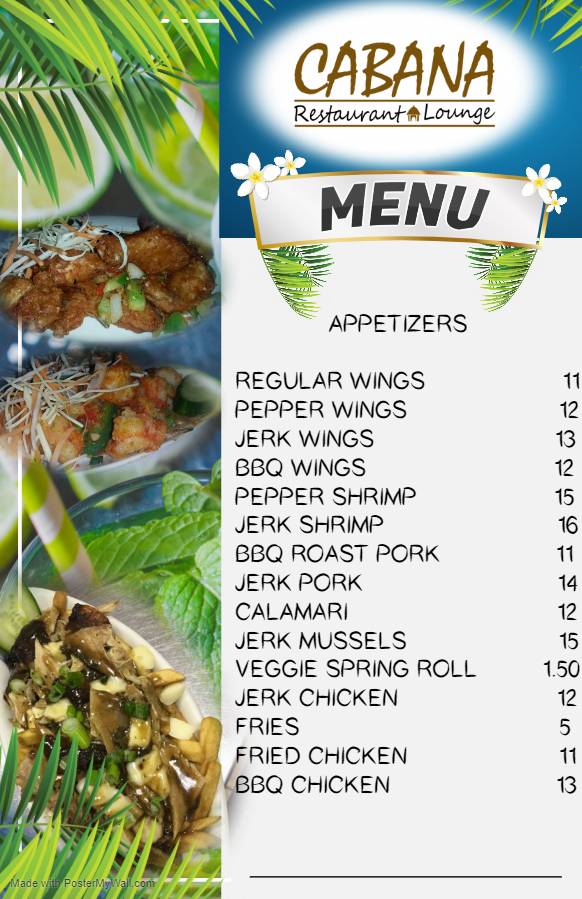 Cabana Restaurant & Lounge | restaurant | 1590 Dundas St E #3, Mississauga, ON L4X 2Z2, Canada | 9052322003 OR +1 905-232-2003