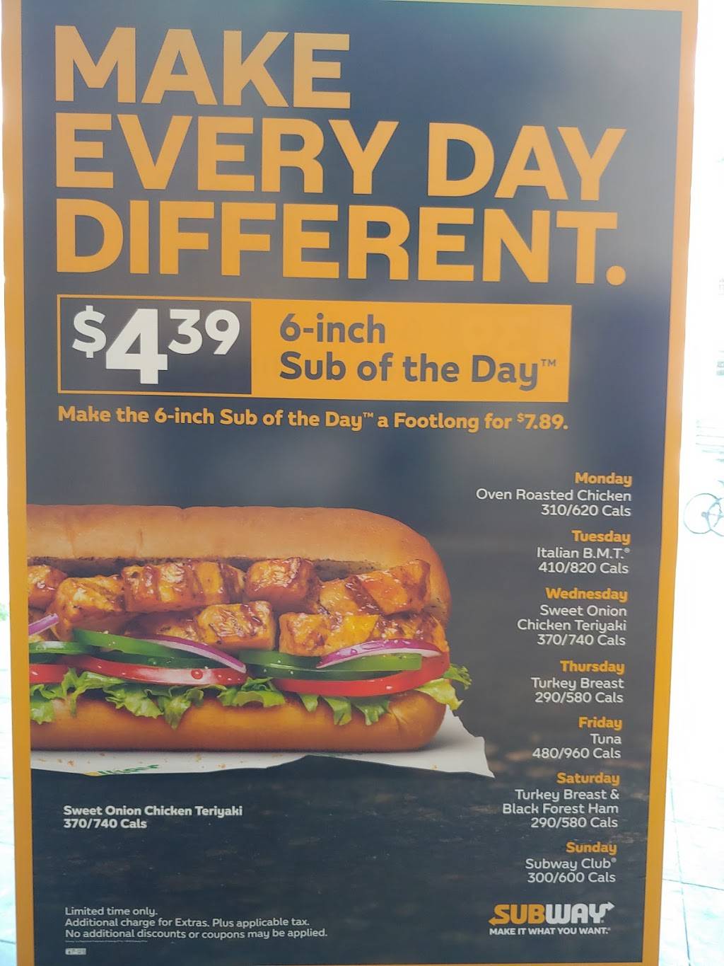 Subway | restaurant | 20 Bathurst St Unit 13, Toronto, ON M5V 2N9, Canada | 6477487707 OR +1 647-748-7707