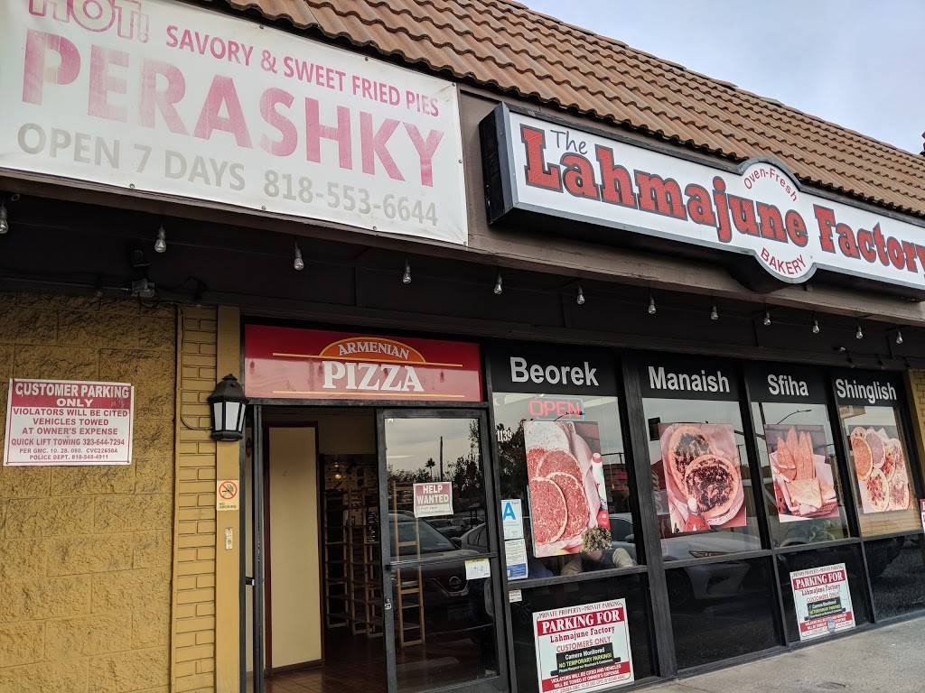 Lahmajune Factory | restaurant | 1139 E Broadway, Glendale, CA 91205, USA | 8185536644 OR +1 818-553-6644