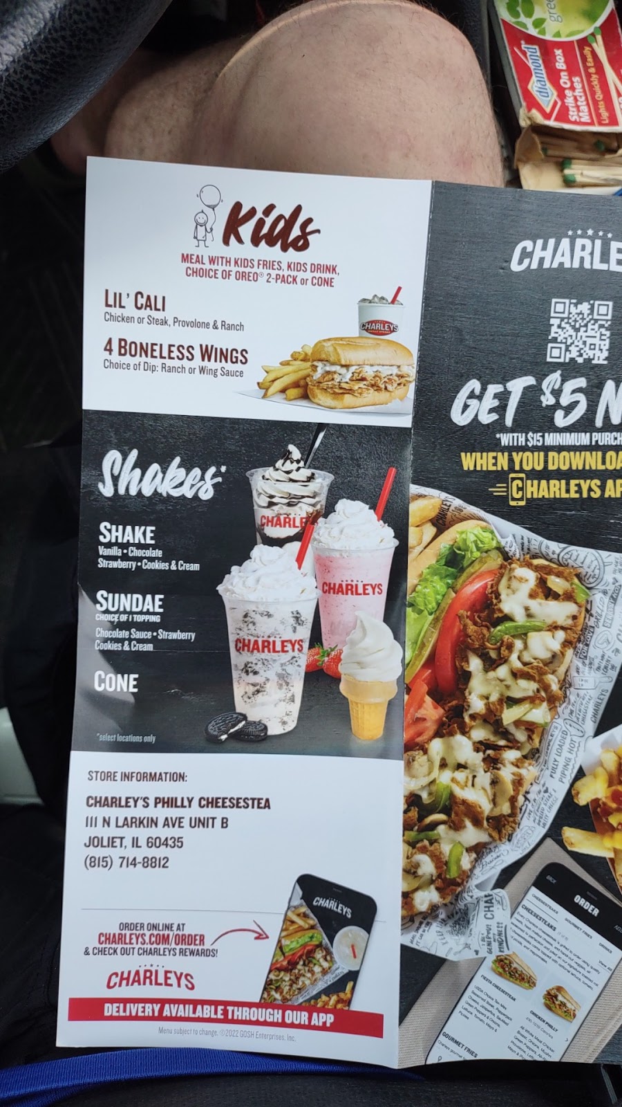 Charleys Cheesesteaks and Wings | restaurant | 111 N Larkin Ave Unit B, Joliet, IL 60435, USA | 8157142337 OR +1 815-714-2337