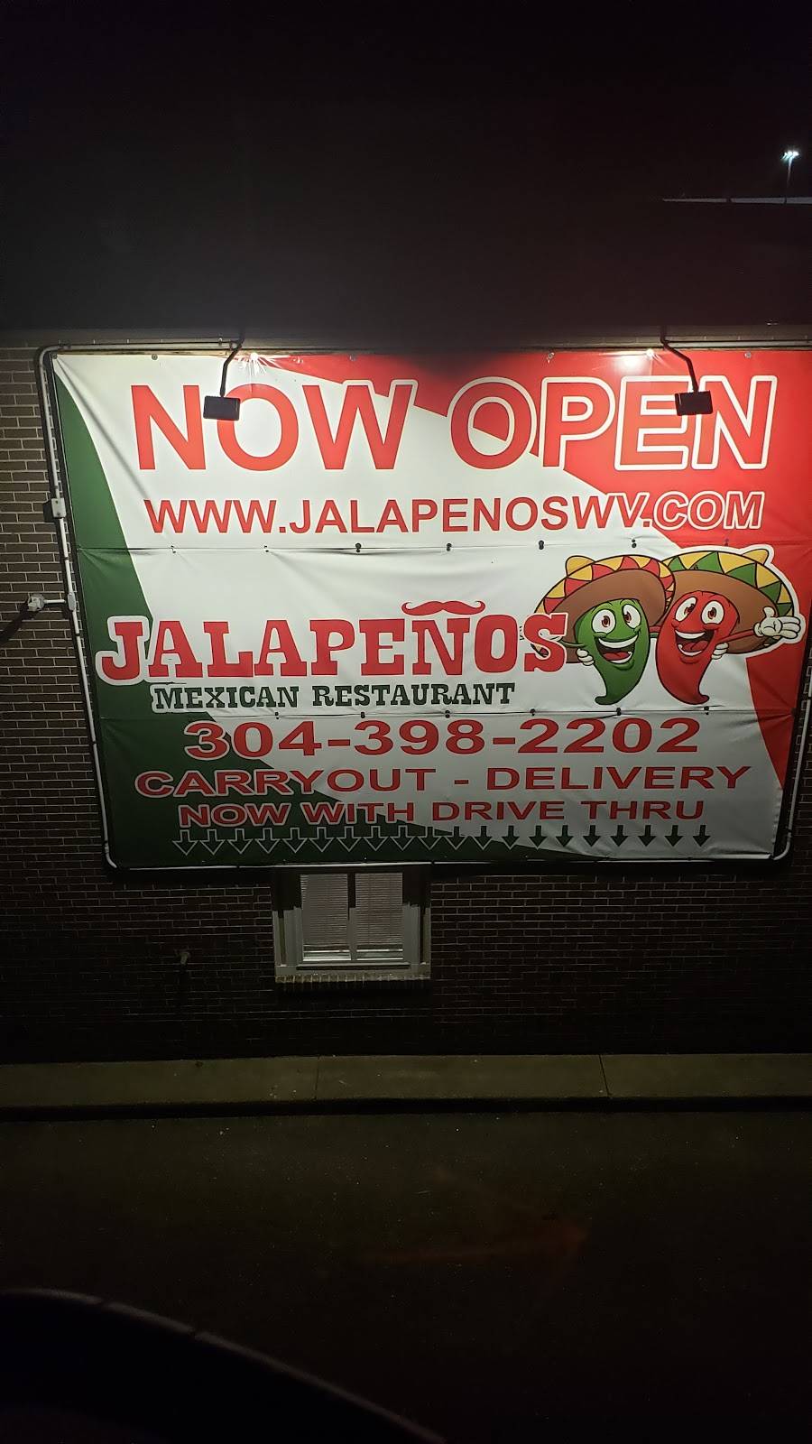 Jalapeños Mexican Restaurant | restaurant | 283 N, WV-2, New Martinsville, WV 26155, USA | 3043982202 OR +1 304-398-2202