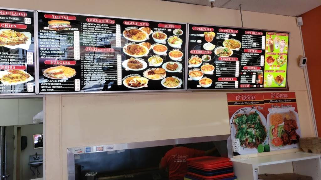 Dsotos Mexican Food | restaurant | 9272 Miramar Rd #19, San Diego, CA 92126, USA | 8585787642 OR +1 858-578-7642