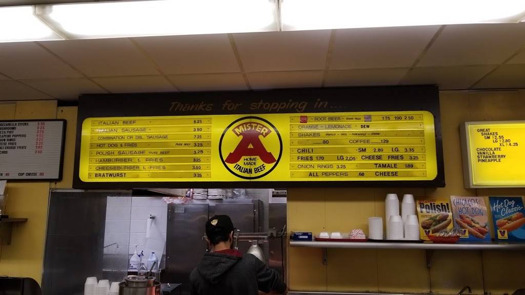 Mr As Italian Beef | restaurant | 475 W Virginia St, Crystal Lake, IL 60014, USA | 8154599150 OR +1 815-459-9150