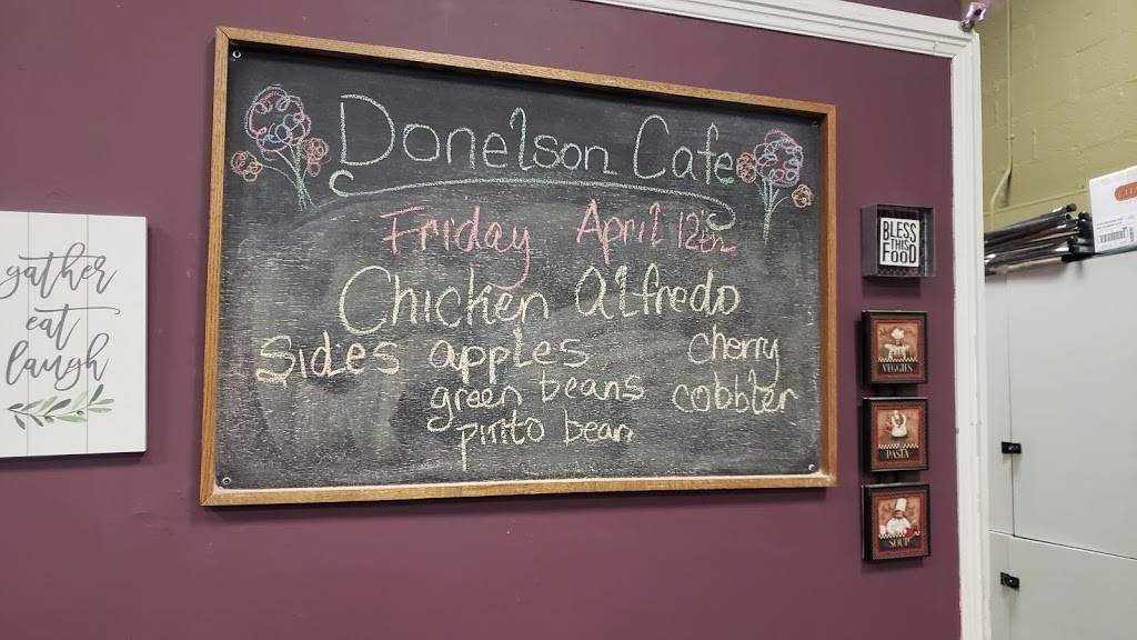 Donelson Cafe and Catering | restaurant | Located inside Fifty Forward Donelson Station in auditorium, 108 Donelson Pike, Nashville, TN 37214, USA | 6158123802 OR +1 615-812-3802