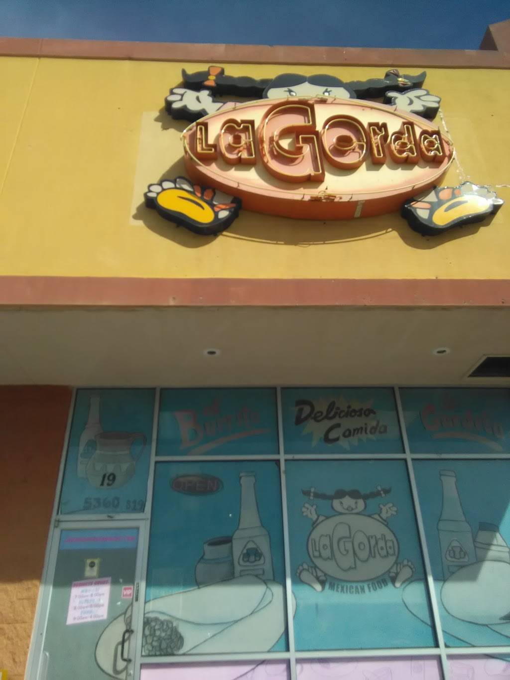 La Gorda Mexican Food | restaurant | 5360 N Mesa St, El Paso, TX 79912, USA | 9155812066 OR +1 915-581-2066