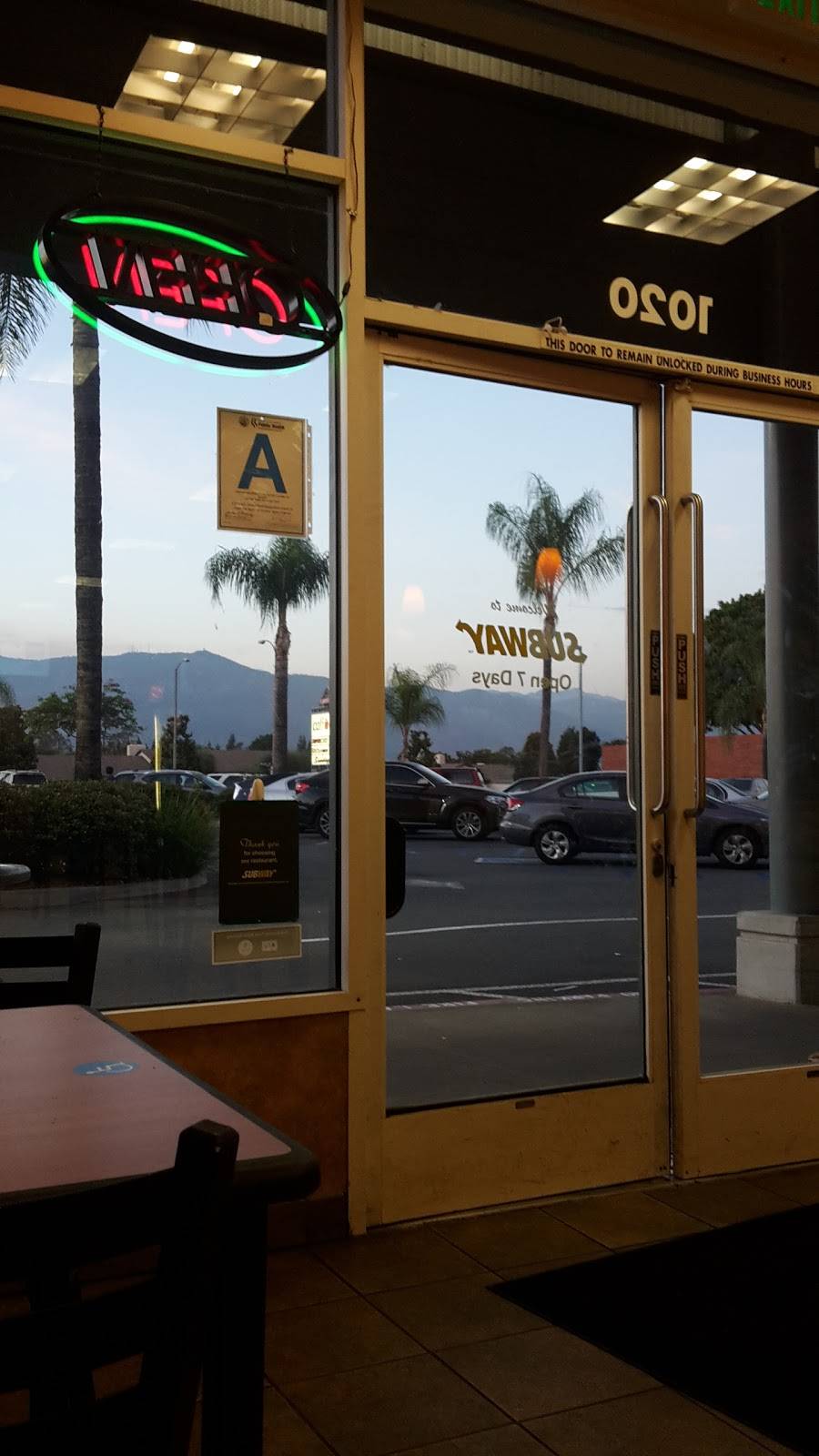 Subway Restaurants | restaurant | 1020 E Valley Blvd, Alhambra, CA 91801, USA | 6262893470 OR +1 626-289-3470