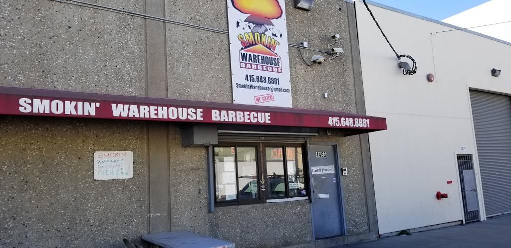 Smokin Warehouse Barbecue | restaurant | 1465 Carroll Ave, San Francisco, CA 94124, USA | 4156488881 OR +1 415-648-8881