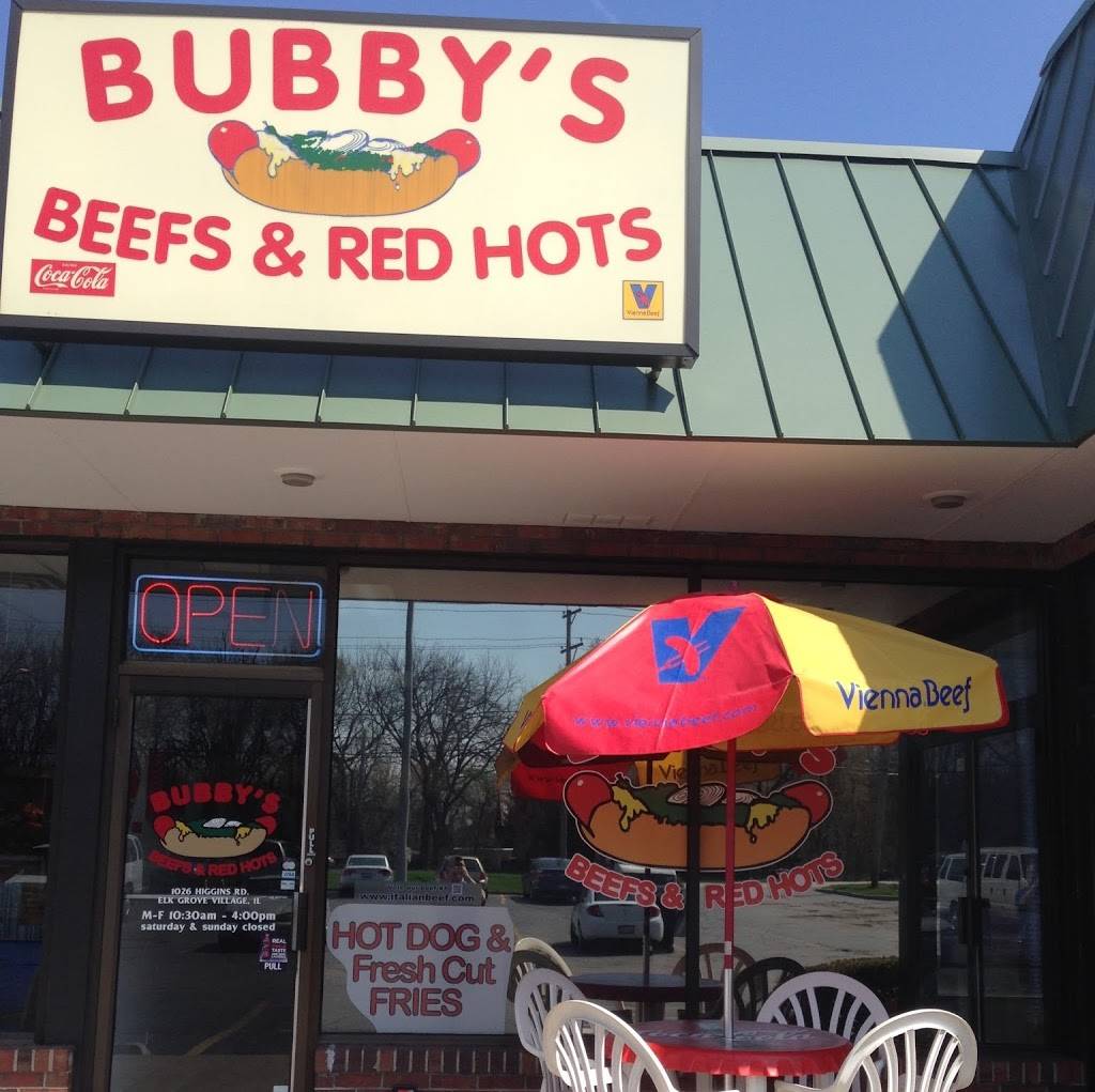 Bubbys Beefs & Red Hots | restaurant | 1026 E Higgins Rd, Elk Grove Village, IL 60007, USA | 8473570079 OR +1 847-357-0079