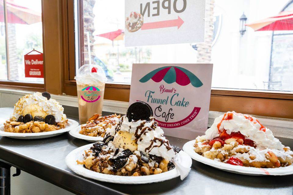 Brauds Funnel Cake Cafe | restaurant | 6605 S Las Vegas Blvd, Las Vegas, NV 89119, USA | 7025188175 OR +1 702-518-8175
