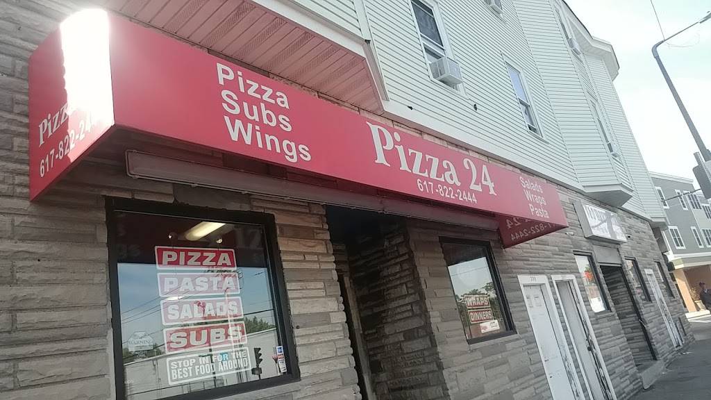 Pizza 24 | meal delivery | 301 Adams St, Dorchester, MA 02122, USA | 6178222444 OR +1 617-822-2444
