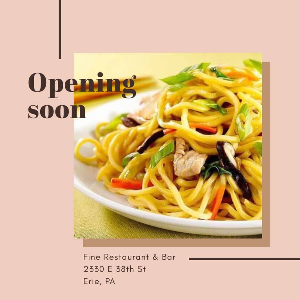 Fine Restaurant & Bar | restaurant | 2330 E 38th St, Erie, PA 16510, USA | 8145205112 OR +1 814-520-5112