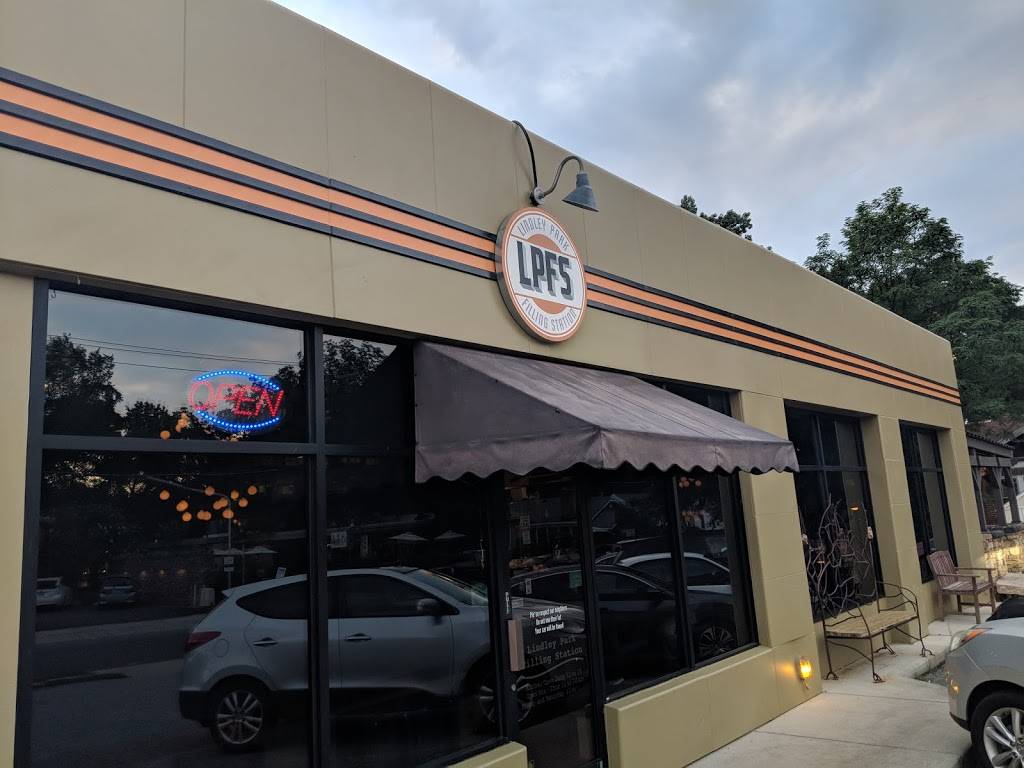 Lindley Park Filling Station | restaurant | 2201 Walker Ave, Greensboro, NC 27403, USA | 3362742144 OR +1 336-274-2144