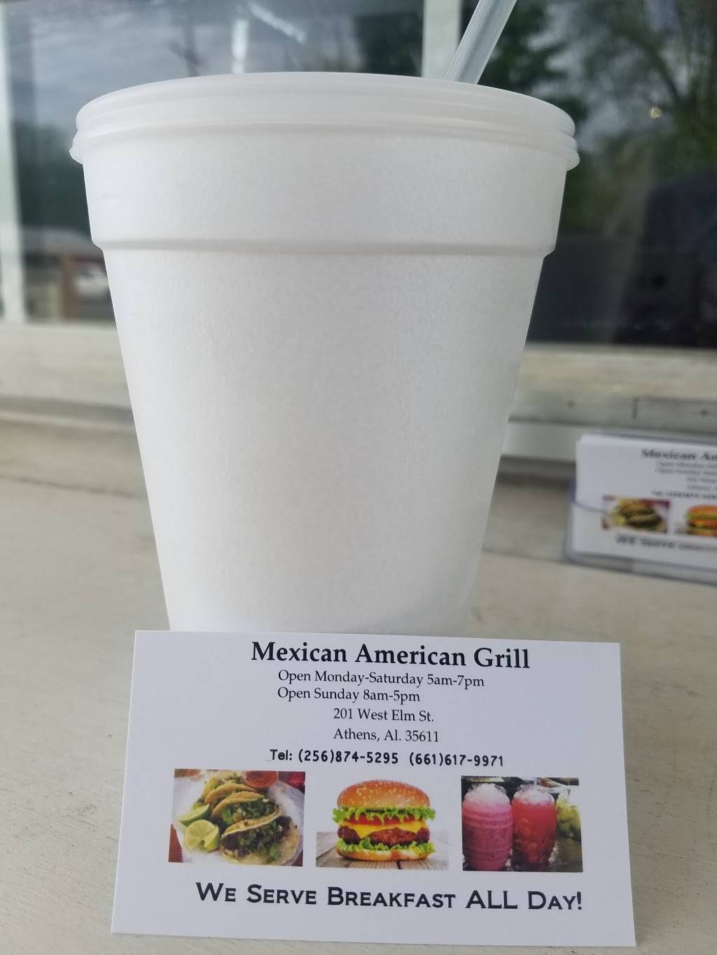 Mexican American Grill | restaurant | 207 W Elm St, Athens, AL 35611, USA | 2568745295 OR +1 256-874-5295