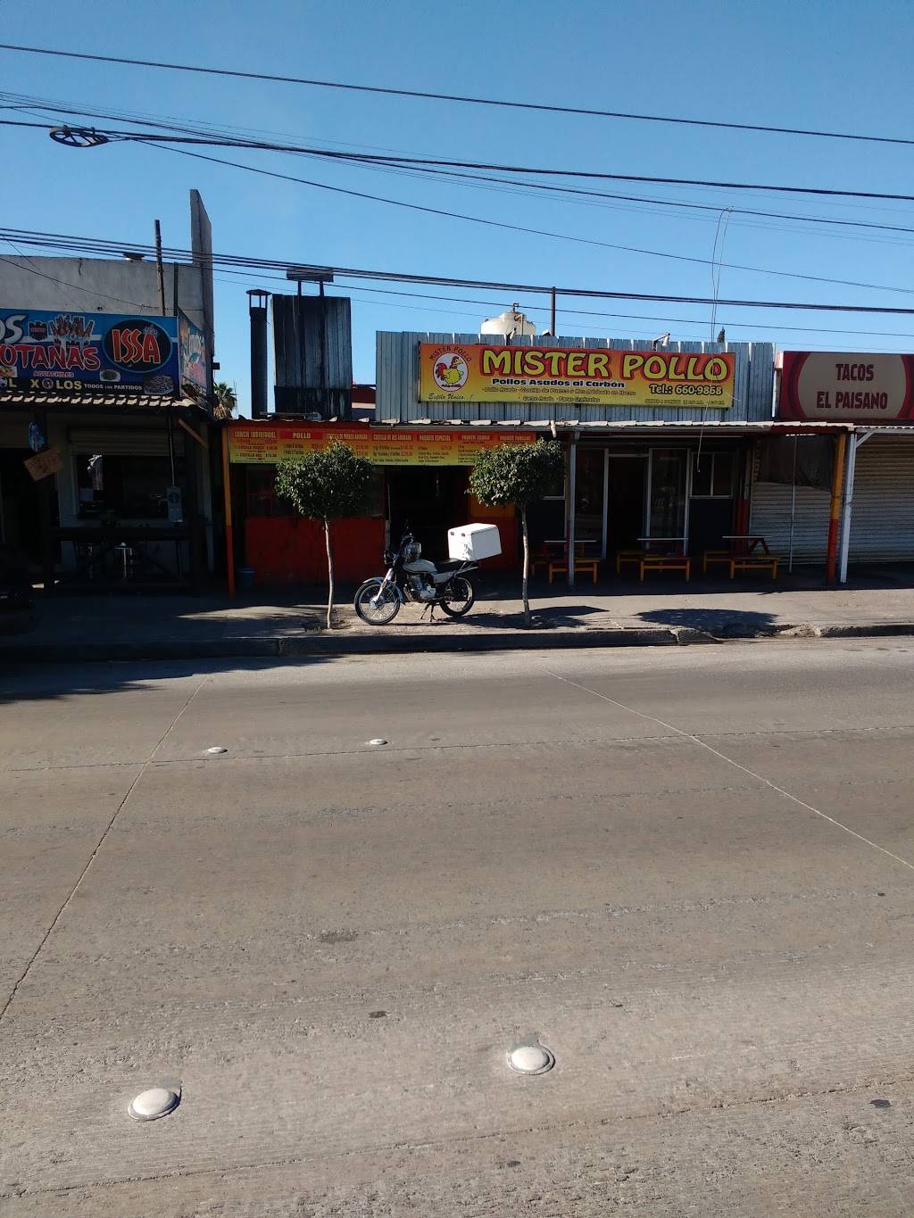 MISTER POLLO Pollos Asados al Carbón | restaurant | Av de los Insurgentes 31, Cerro Colorado, 22223 Tijuana, B.C., Mexico | 016646609868 OR +52 664 660 9868