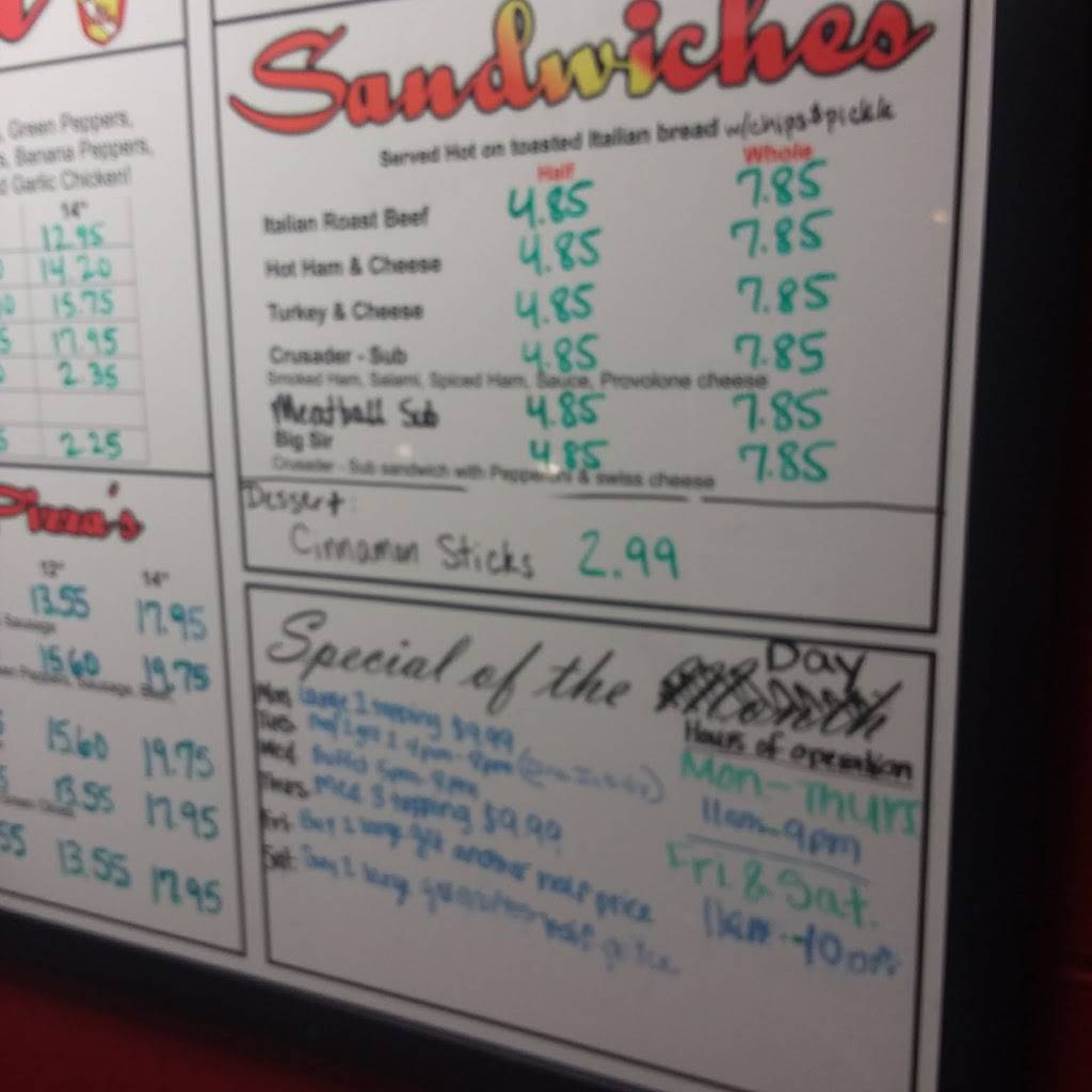 Sir Pizza | restaurant | 907 Herchel St, Burns, TN 37029, USA | 6154468585 OR +1 615-446-8585