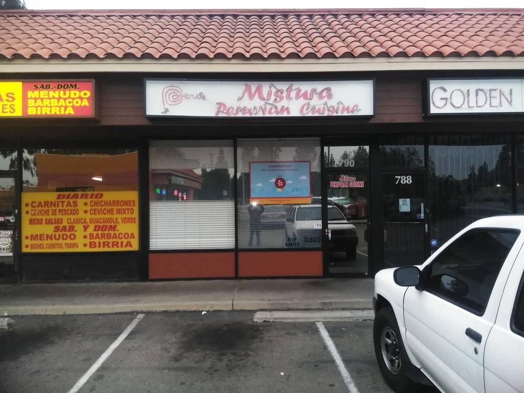Mistura Peruvian Cuisine | restaurant | 790 E Alosta Ave, Azusa, CA 91702, USA | 6269698547 OR +1 626-969-8547