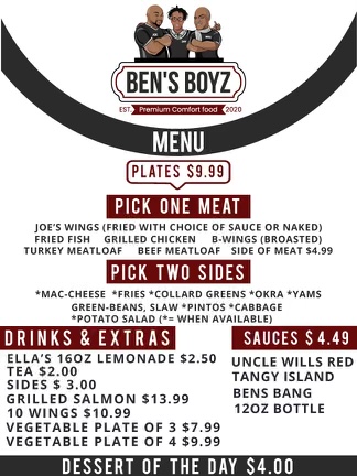 BensBoyz Mobile and Catering | restaurant | 607 Green Valley Rd, Greensboro, NC 27408, USA | 3369434292 OR +1 336-943-4292