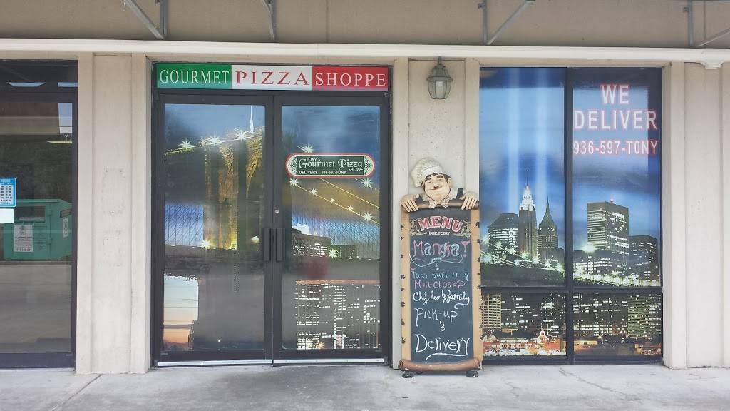 Tonys Gourmet Pizza Shoppe | restaurant | 18413 TX-105, Montgomery, TX 77356, USA | 9365978669 OR +1 936-597-8669