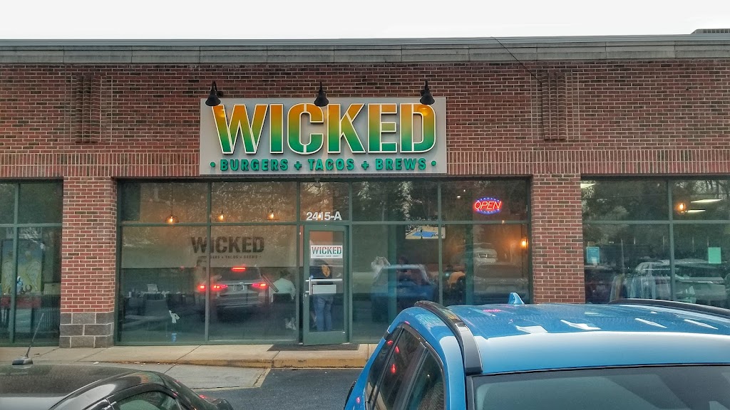 Wicked Burgers, Tacos, Brews | restaurant | 2415A Lawndale Dr, Greensboro, NC 27408, USA | 3367632929 OR +1 336-763-2929