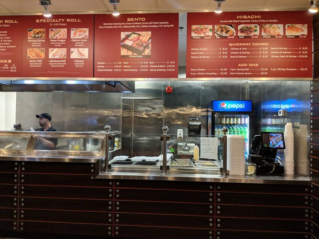 Quickfire Japanese Hibachi | restaurant | 7732A Richmond Hwy, Alexandria, VA 22306, USA | 7037998182 OR +1 703-799-8182